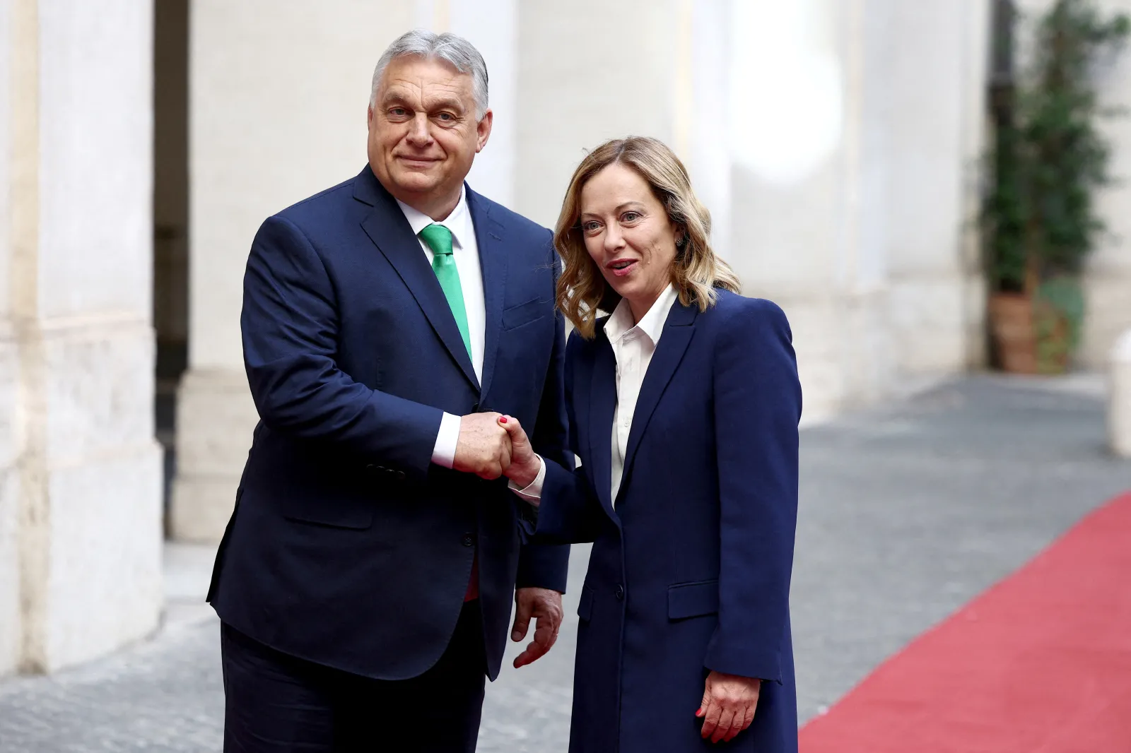 Orban and Meloni in Rome, June 2024 